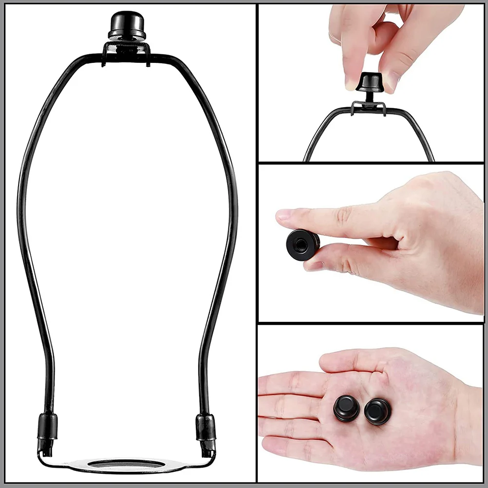 

8Pcs Lamp Finials Metal Sturdy Corrosion Resistant Decorative Caps for Lampshade Holders Table Lamp Accessories