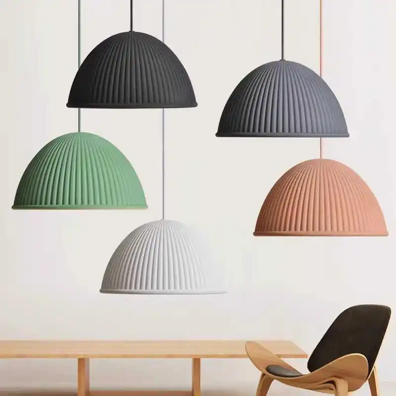 

Wabi-sabi style pumpkin restaurant chandelier creative art dining table bar modern minimalist designer shop commercial lighting
