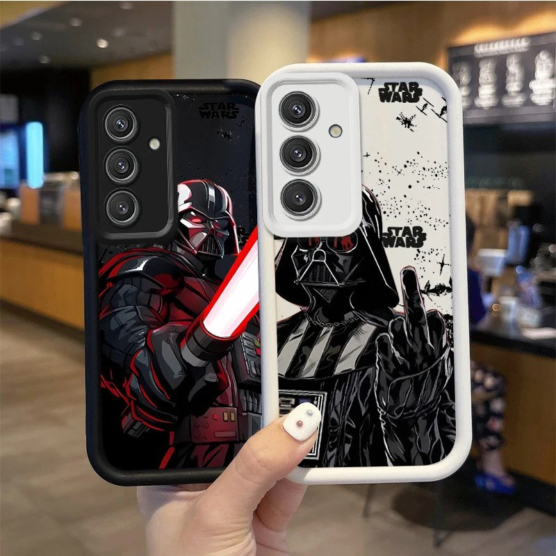 S-Stars W-Wars Darth Vader TPU Case for Samsung Galaxy A35 A34 A33 A32 5G A31 A30 A24 A23 A22 A16 A12 A06 A03 M55 Non-Slip Cover