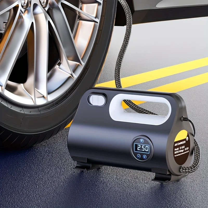 

Portable Air Compressor , Corded Digital Tire Inflator, Car Air , For Car Motorcycle Tire Inflator