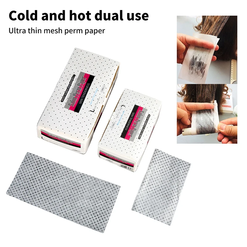 1000 Sheets Thin Perm Papers Heat Resistant Blanching Papers Barber Shop Salon Disposable Perm Hair Paper Tool