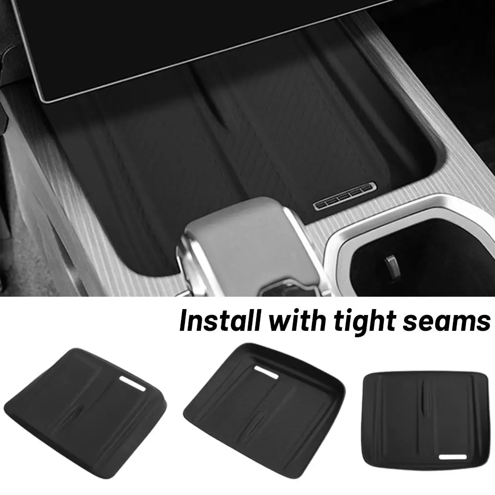 

For 23 Chery Exploration 06 Wireless Charging Silicone Anti Mat And Slip Holder Phone Central Pads Control Protector Dust-p I6J4