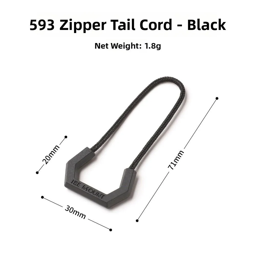 5pcs Universal Zipper Rope Anti-slip Tail Rope Multicolors Color Drawstring Zipper Puller Multistyles