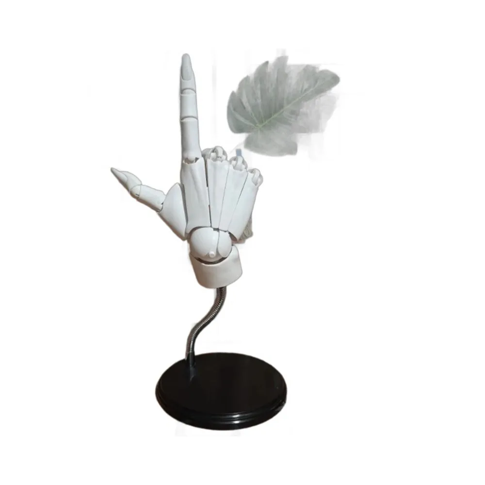 1: 1 Hand Model Finger Anime Joint Biomimetic Finger Joint Painting Pvc Left Hand Model Doll Action Figure Kids Gift