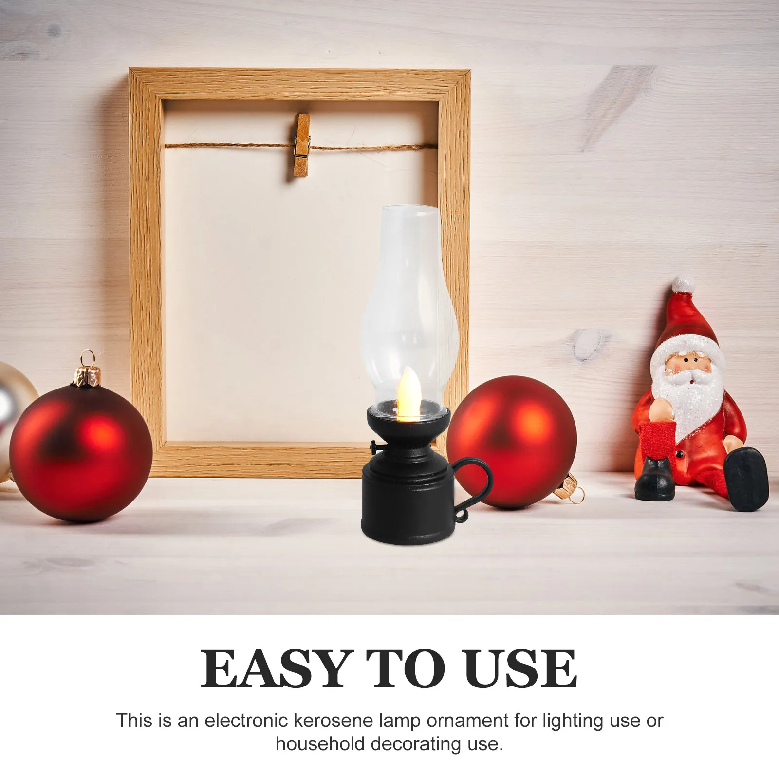 

1pcs Electronic Lamp Vintage Style Portable Outdoor Camping Lantern For Christmas Halloween Decorative Indoor Use