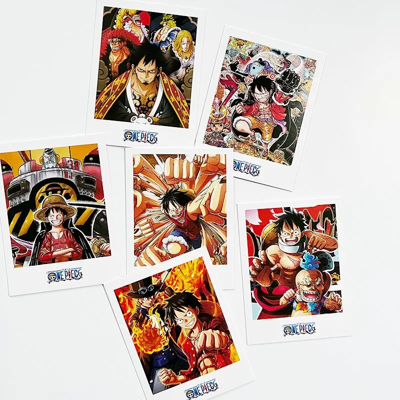 One Piece Monkey D. Luffy Sanji Nami Cartoon Niedliche Postkarte Kreative Hochwertige Begrüßungskarte für Studenten 40er-Pack – Detail 4