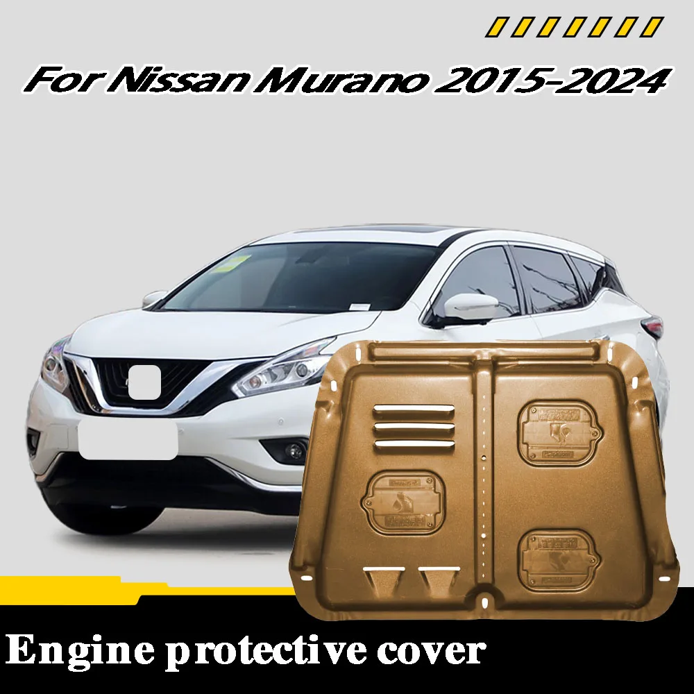 

Front Under Engine Cover For Nissan Murano 2015-2024 2.5L Guard Plate Skid Plate Car Engine Protection Panel Mudguard