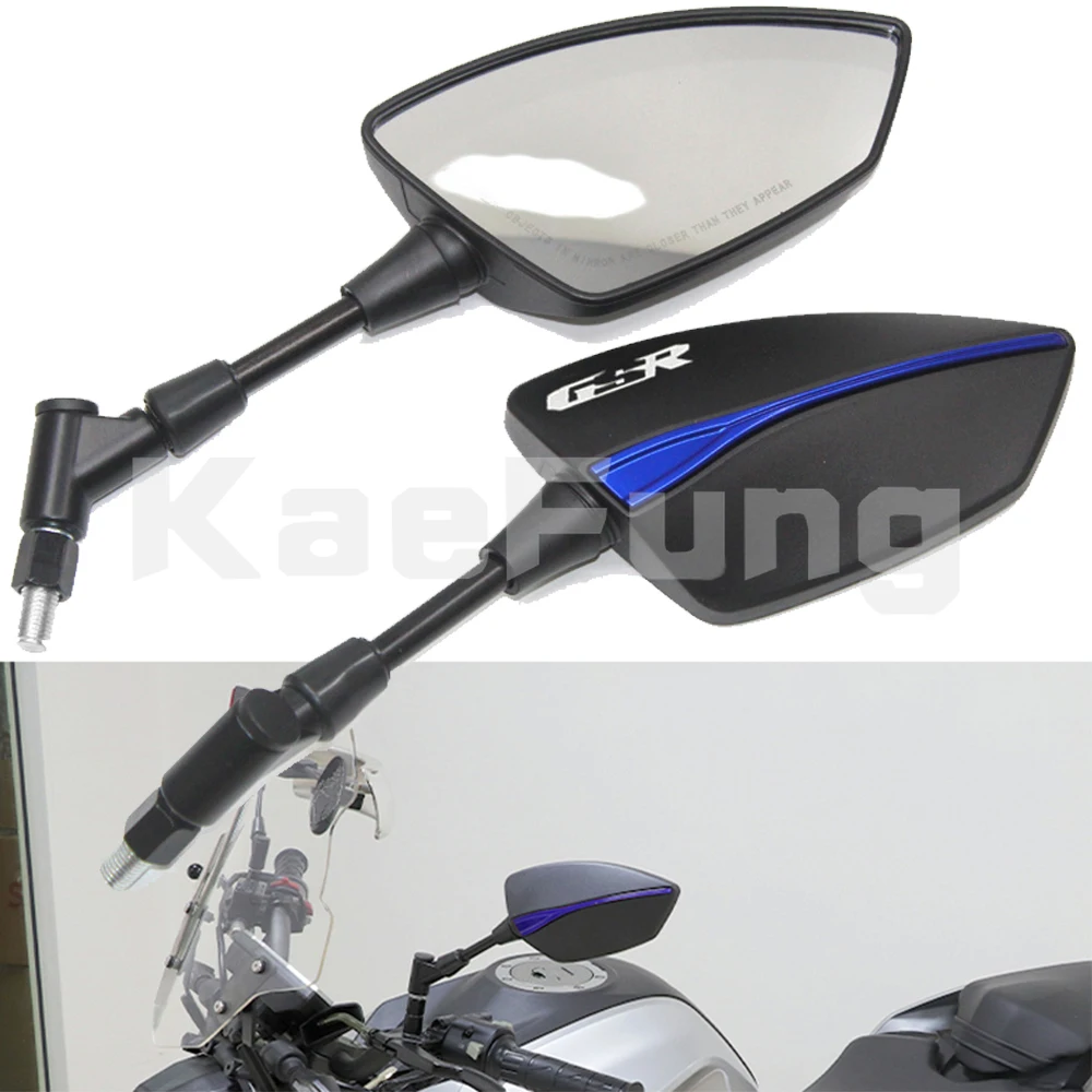 

Motorcycle Tip Rear View Mirror Side Rearview For SUZUKI GSR400 GSR600 GSR750 GSR 600 400 750 Handle Bar End Reflector Mirrors