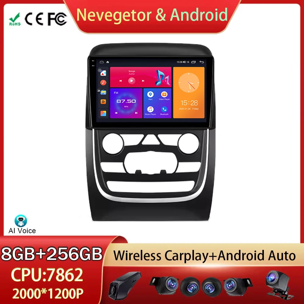 4G Car Android For Dodge Durango 3 WD 2013 - 2020 Auto Radio Multimedia Player GPS Navigation Carplay QLED Screen No 2din DVD