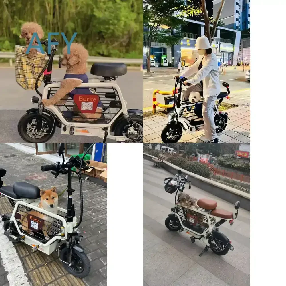 Electric Scooter for Kids and Parents for School Pickup Drop Off Dog Walking Pet Transport Foldable Lightweight Portable Safe