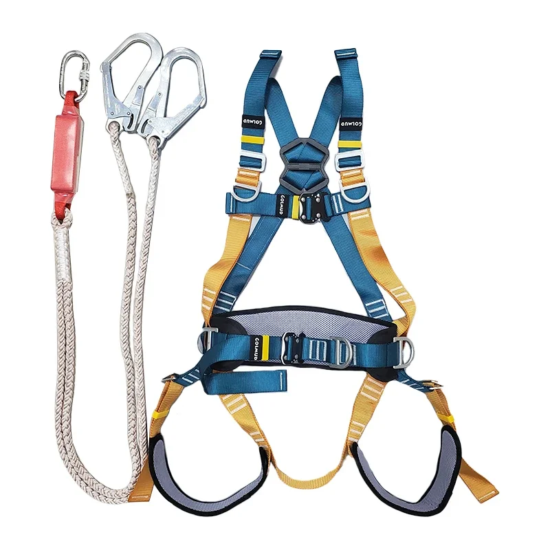 

High Strength Fall Protection Life Security Rescue Safety Belt Full Body Safety Harness