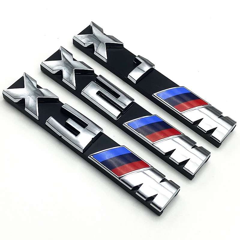 Для BMW M Logo X1 X2 X3 X4 X5 X6 F48 G01 E84 E83 F39 F10 F30 G11 G07 G86 G80 G60 E60 E46 3D автомобильный передний значок эмблема