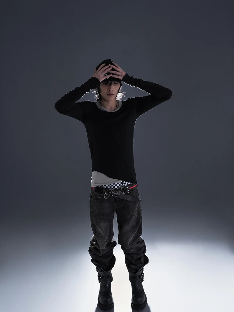 

Мужские повседневные хлопковые джинсы PCCVISION AN0N с прямыми штанинами, винтажные, двухцветные, со средней посадкой, на молнии, для повседневной носки