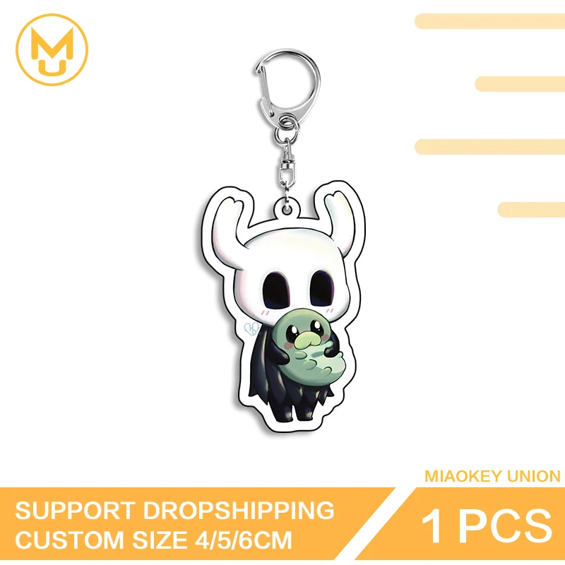 Pixel Style Hollow Knight Key Chain Interesting Car Backpacks Hanging Ornament Fashionable Props Suitable For Gifts Parties