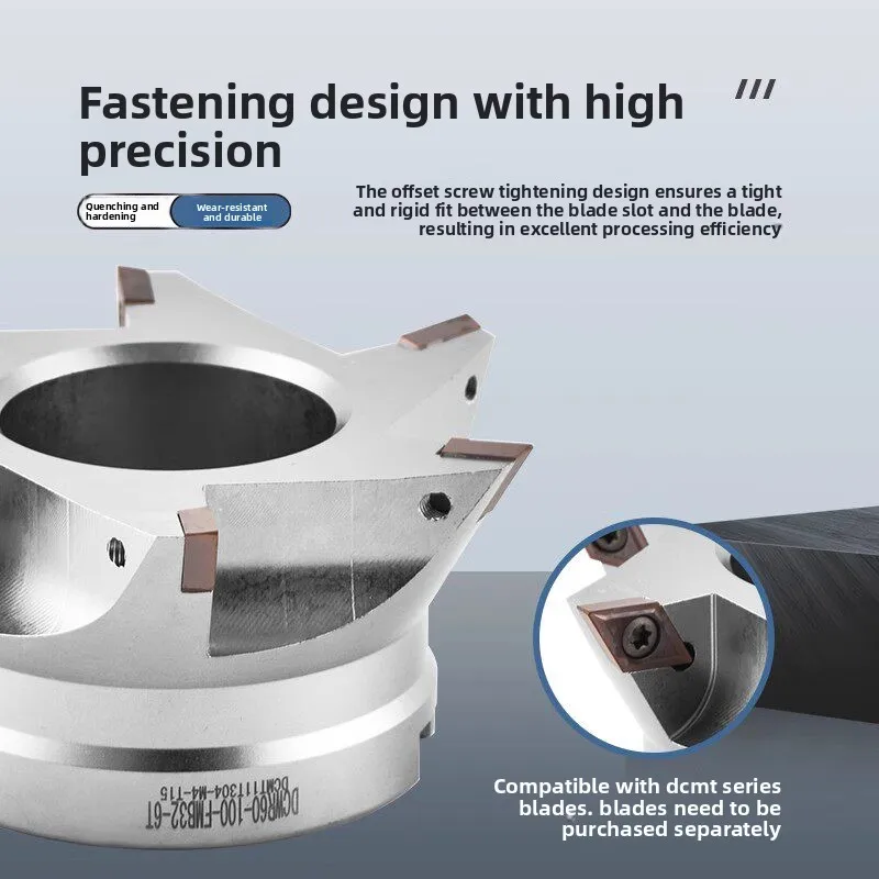 DCWR CNC Dovetail Milling Cutter Disc 55° 60° Corner Cleaning V-Groove Milling Tool for Precision Work