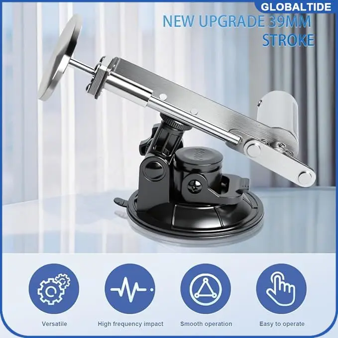 3V-24V Adjustable Speed Mini Telescopic Linear Actuator 39mm Stroke Reciprocating Mechanism Motor 60mm Aluminium Suction Cup