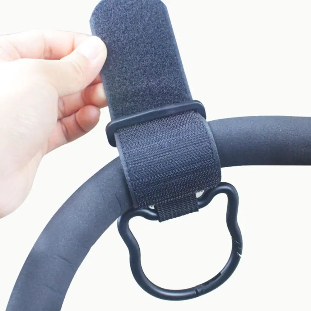 Creative Cartoon Bear Baby Stroller Hooks PU Solid Color Hanging Hook Cartoon Stroller Accessories Stroller Accessories Cartoon
