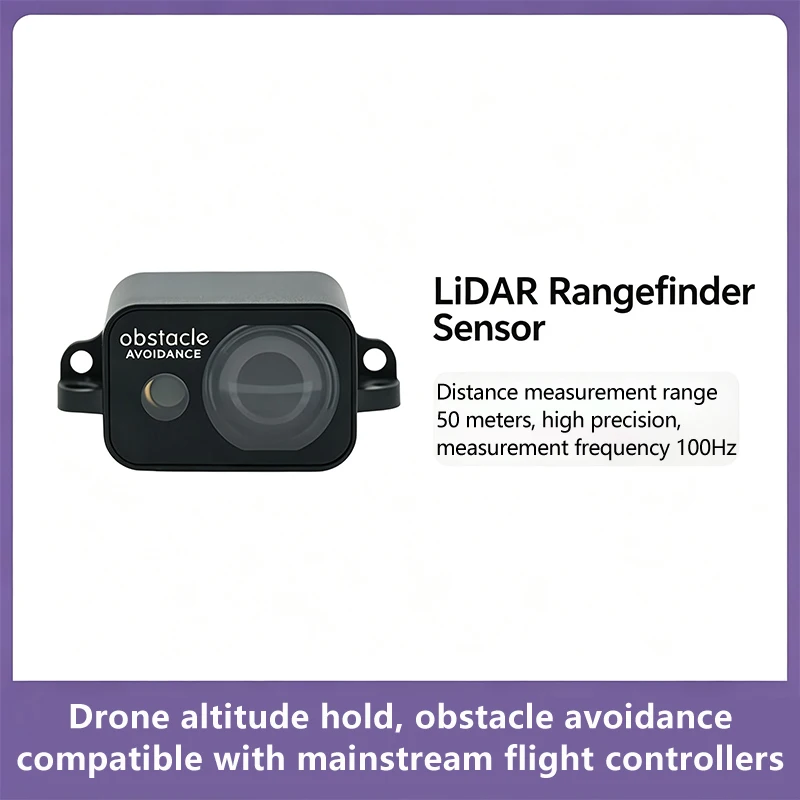 R50-C Laser Range Obstacle Avoidance Sensor Module Lightweight Long Distance Measurement 3.5V-5.5V Operating Voltage