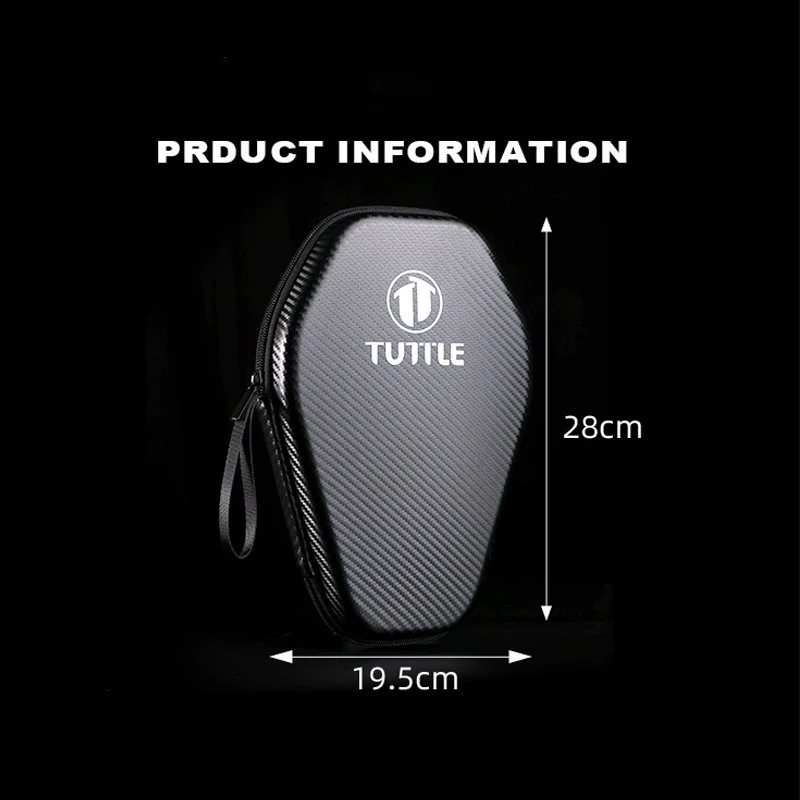 EVA Hexagon Hard Shell Ping Pong Box Case Max Space Table Tennis Racket Bag Waterproof Portable Ping Pong Cover Bat Storage