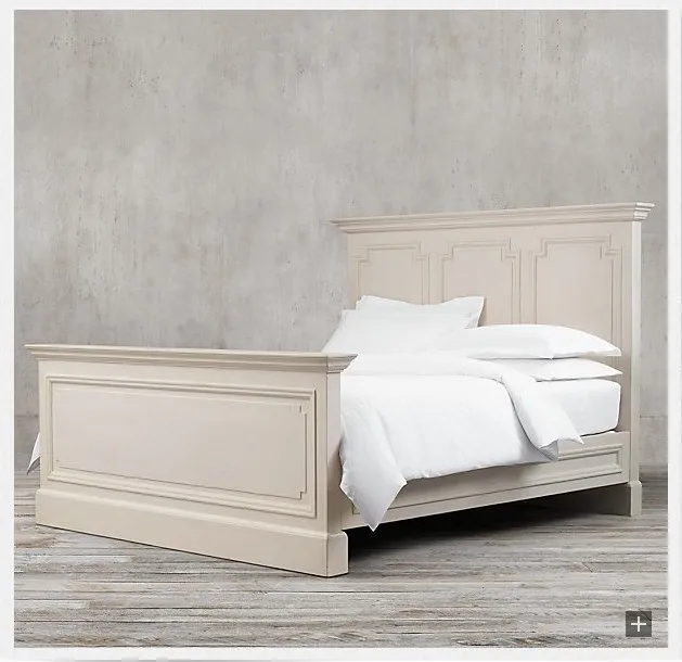 

Американская деревенская кровать из цельного дерева, ретро-резной современный дизайн, кровать принцессы с высокой спинкой, свадебное бревно, старая двуспальная кровать