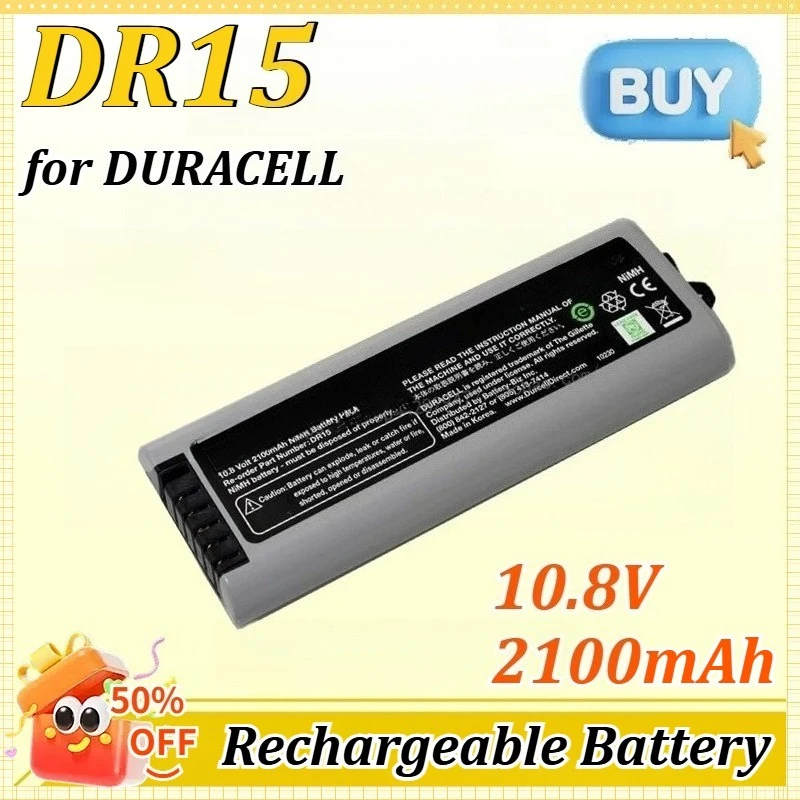 

DR15 10.8V 2100mAh for DURACELL Optical Time Domain Reflectometer Battery NiMH Rechargeable Battery Pack Convenient and Quick