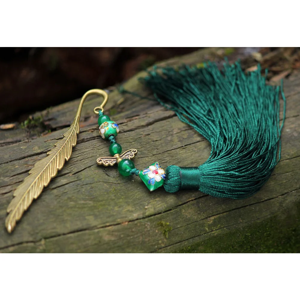 

1Pcs Chinese Style Tassel Bookmark Elegant Portable Page Marker for Reading Scrapbooks Notebooks Gift Tassel Bookmark