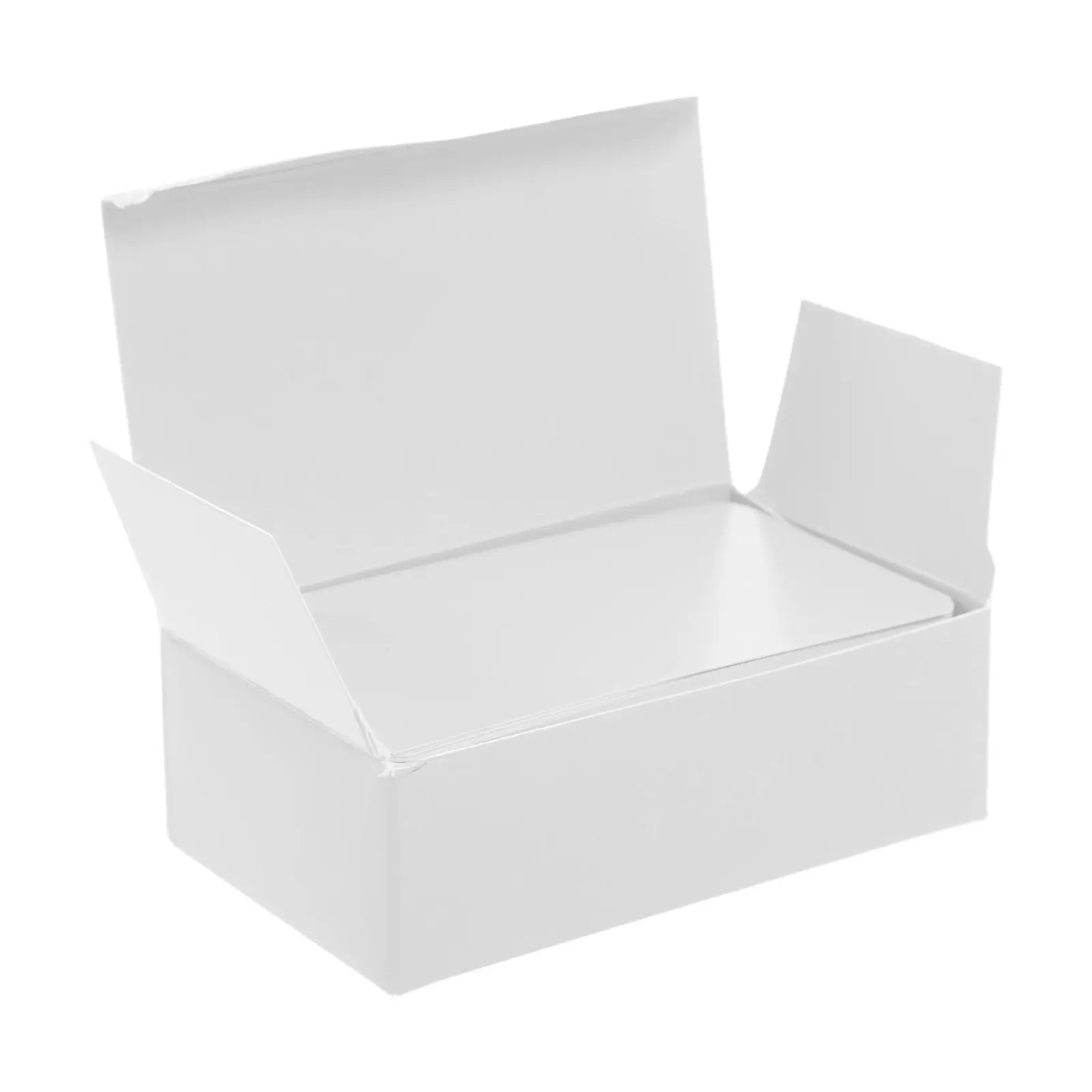 100Pcs Thick Handwritten Memory Cards Versatile Use Blank Business Note Study Message Cards Compact Set White Study Paper