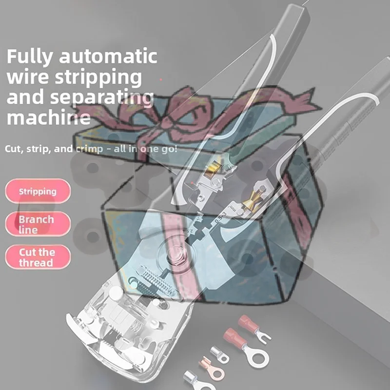 【CCA】Multifunctional Automatic Wire Stripper Pliers Electrician Cable Crimping Cutting Tool For Household Hand Use