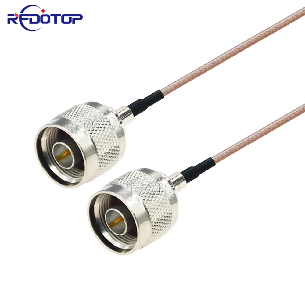 1Pcs RG-316 L16 N Type Male to N Male/Female Connector Adapter RG316 Cable Low Loss Coaxial Pigtail Jumper 50 Ohm 10cm-15m