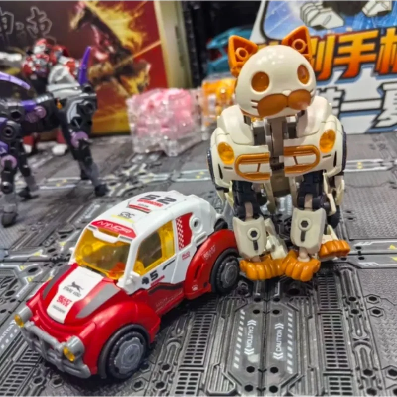 New Genuine In-Stock Beast Box Observer Infinite Beast Drive Cat Racing Dual-Form Animal Mecha Transformation Assembly Model Toy