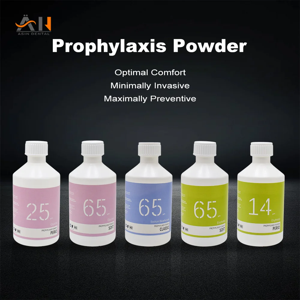 3Bottle AP-P Erythritol Glycine sodium bicarbonate Dental Teeth Cleaning for Prophylaxis Spa Powder 300g/200g/120g