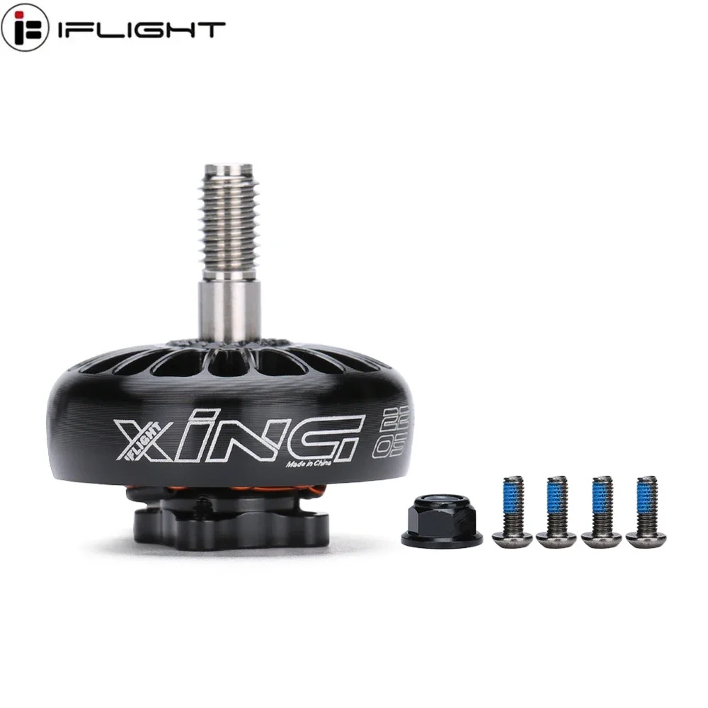 Motor iFlight XING 2205 2300KV / 3200KV 4-6S FPV NextGen preto com furo de montagem 12*12mm/M2 para peças FPV