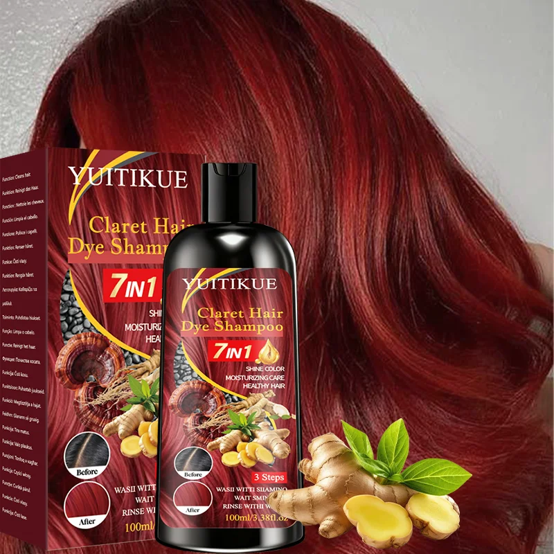 YUITIKUE 100ml Claret Hair Dye - огляд і ціна Hair Care Natural Ingredients