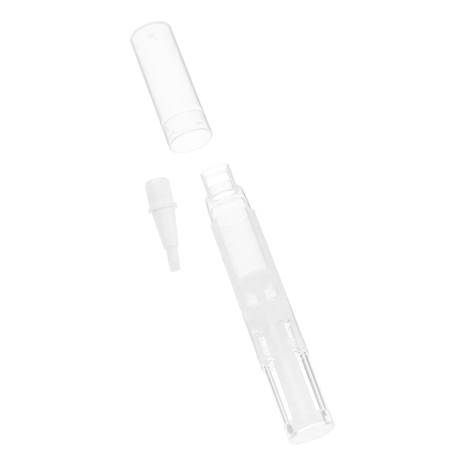 ปากกาใสแบบหมุนสำหรับใส่ของเหลว 5 มล. แบบเติมได้ ใช้สำหรับใส่ยาทาเล็บ ลิปกลอส น้ำยาบำรุงขนตา