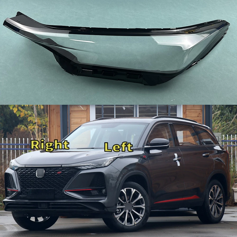 For ChangAn CS75 Plus 2020-2022 Car Front Headlight Cover Auto Headlamp Lampshade Lampcover Head Lamp light glass Lens Shell