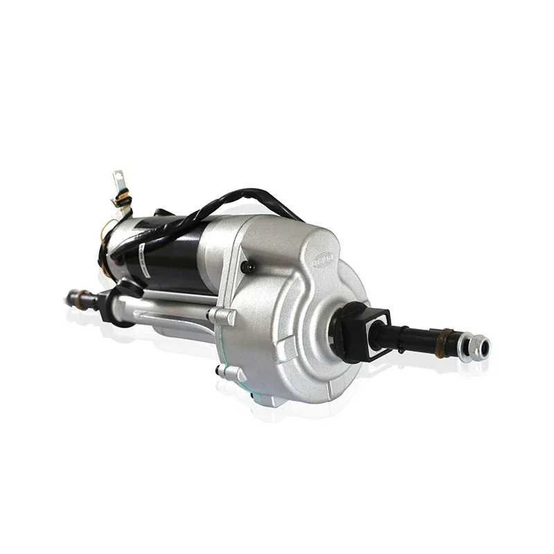 24v  customized 800w go kart rear axle kit rear differential axle with driver system for floor cleaning machine