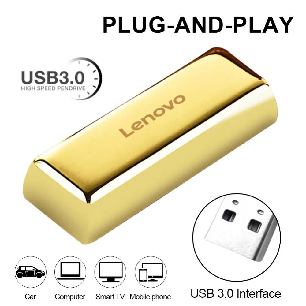 USB-флеш-накопитель Lenovo, 16 Тб, 64 ТБ, USB 3,0/2,0, 128 ГБ