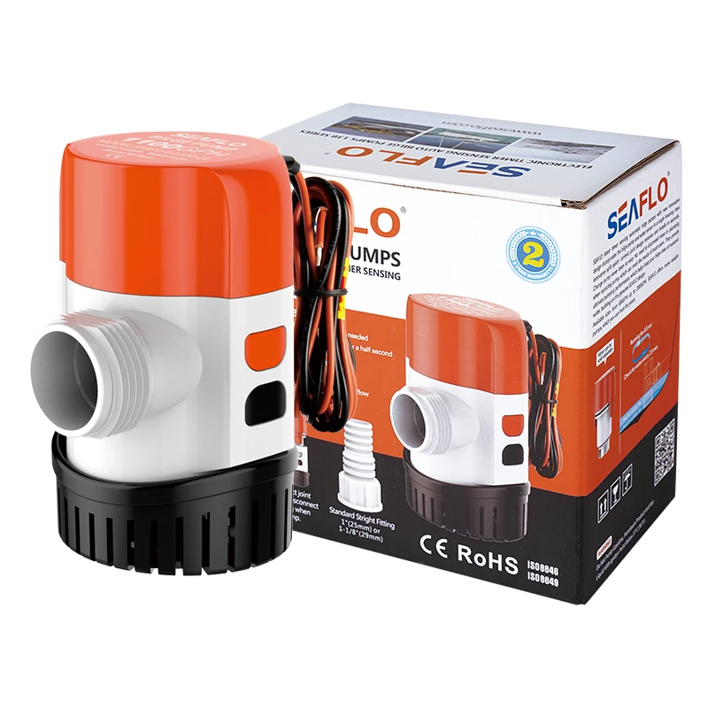 SEAFLO 12v 24V NEW Design Bilge Pumps Boat Marine Rv Electric Water Pressure Pump