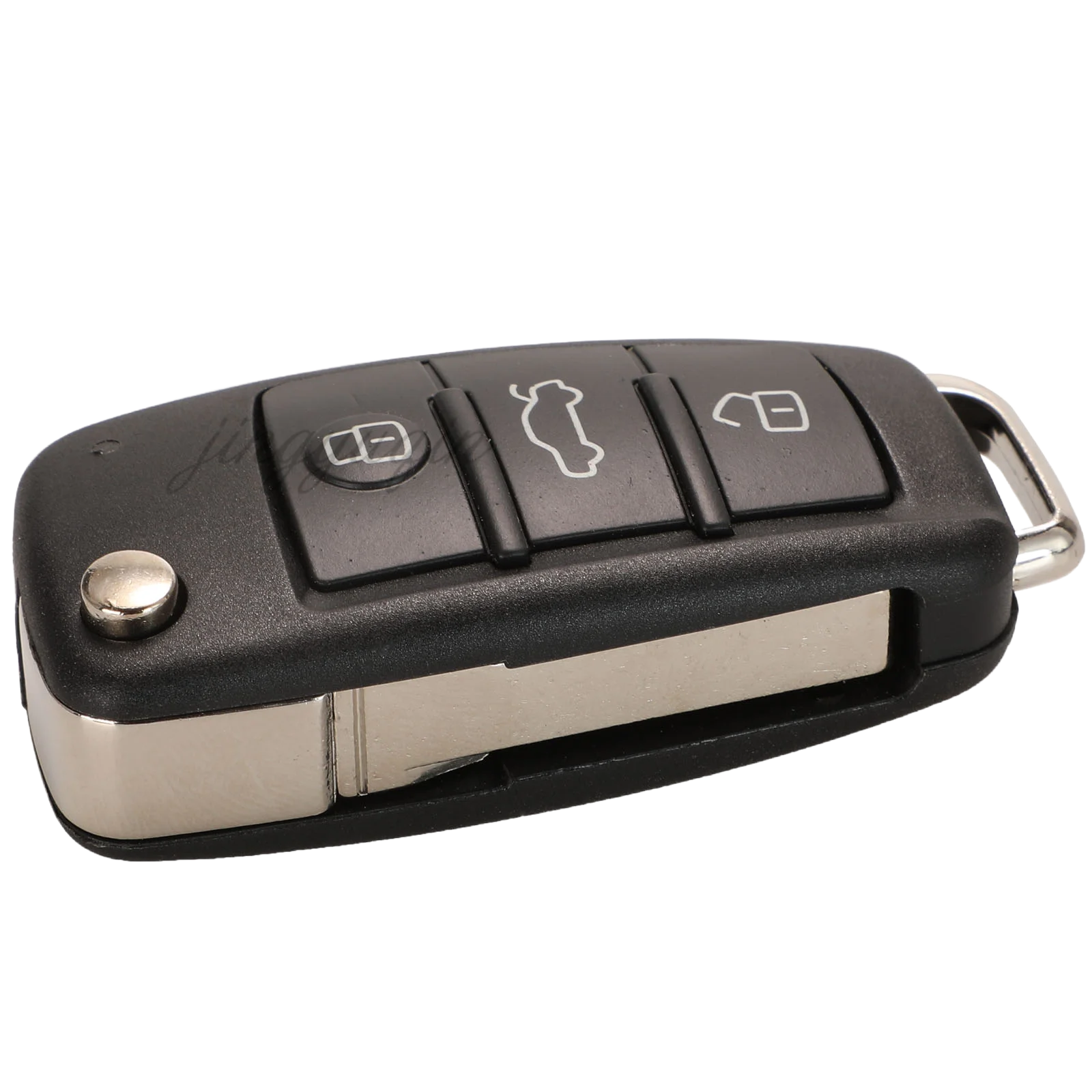 Jingyuqin Full Smart Car Key Alarm 8E0837220L MYJ4427A-4073A 315Mhz ID48 For Audi A4 2002-2010 Keyless-go Key Fob Replacement