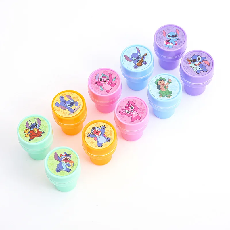 10/30 قطعة ليلو وستيتش Stamps هدايا الحفلات غرزة ختم Stamps الفصول الدراسية المدرسية المكافآت جوائز جودي حقيبة هدايا حفلة عيد ميلاد هدية