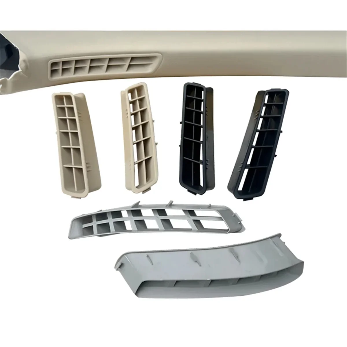A-pillar Panel Interior salida de aire parabrisas Pilar embellecedor Panel de salida de aire 5KD867233 para VW PQ Golf 6 GTI Gol