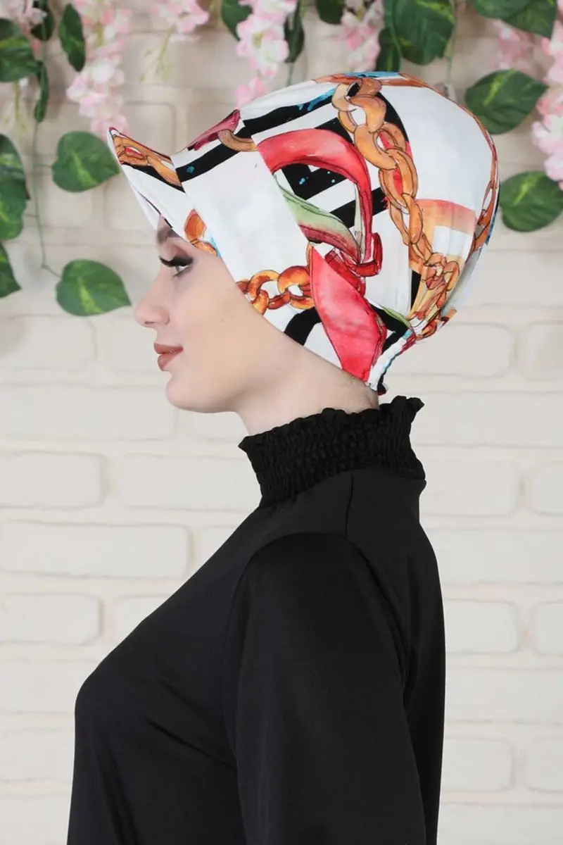 Teste padrão de alis do osso penteado com chapéu