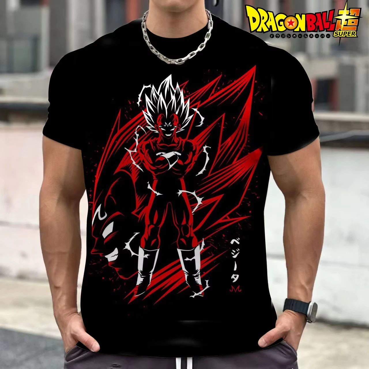 Sommer Jungen T-Shirt 2026 Dragon Ball Z Cartoon Anime 3D-Druck Kleidung Jungen T-Shirt Kurzarm Oberteil Vegeta Goku Neues T-Shirt
