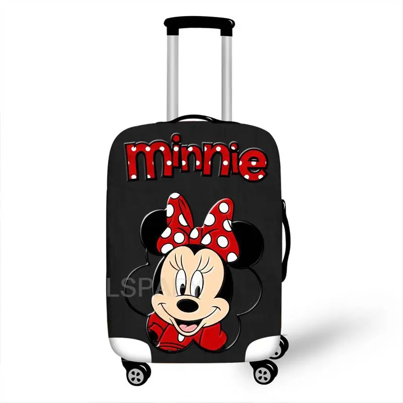 Disney Minnie Mouse Travel Elastic Color Luggage Suitcase Protective Cover, Apply to 18-32inch Cases, Travel Accessories