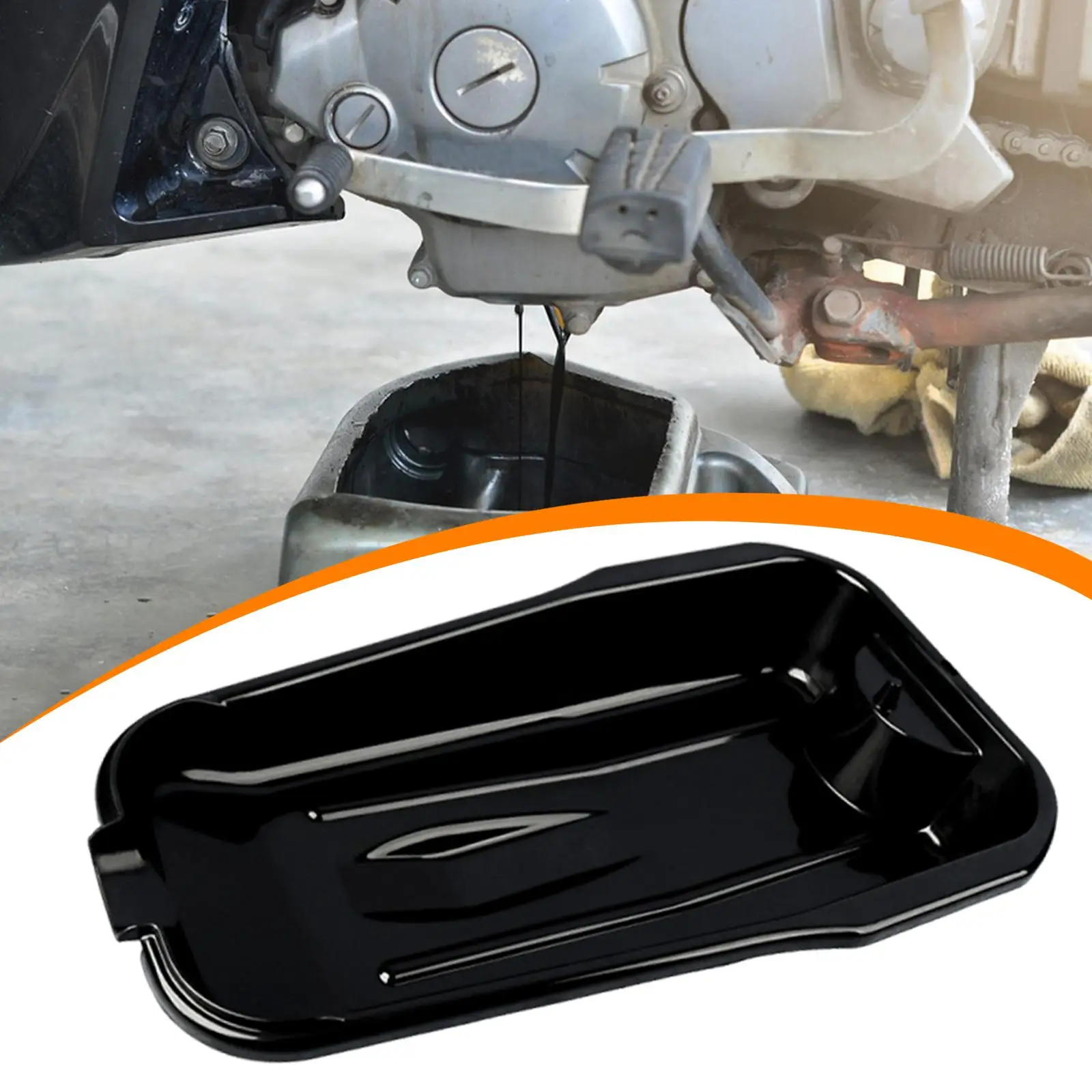 

Oil Drain Pan Plastic Anti Splash Oil Drip Catcher Pan Automotive Maintenance Tool for Garage Home DIY
