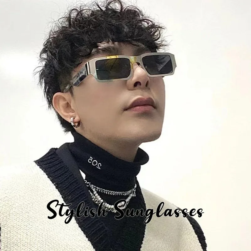 Luxury Square Sunglasses Unisex High Street Fashion UV Protection Premium Frame High Quality Minimalist Chic Sun Shield