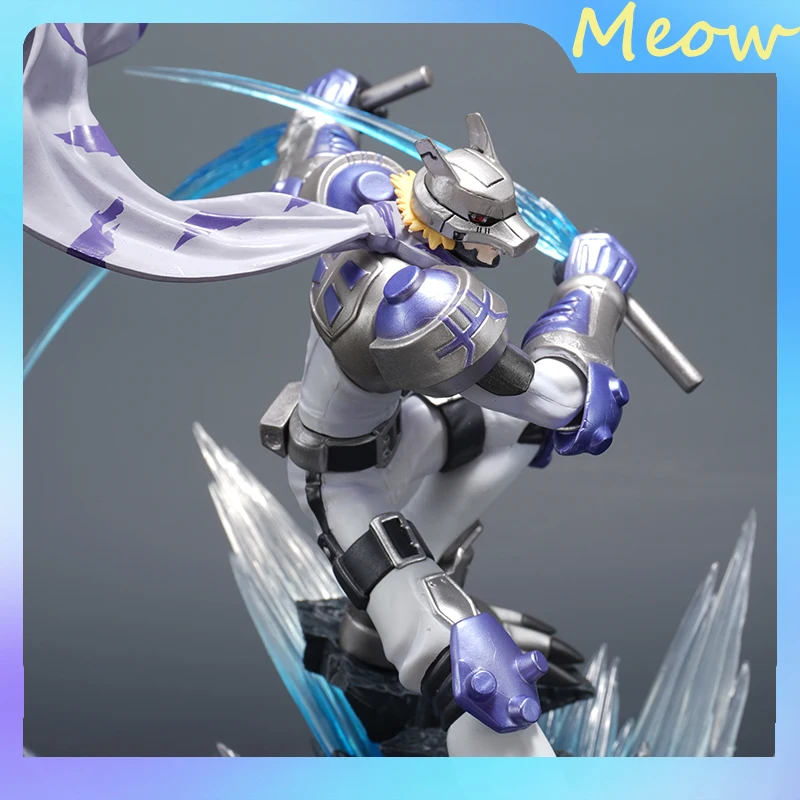 

23cm Digimon Adventure Digimon Frontier Anime Figure Wolfmon Action Figures Digital Monster Pvc Statue Decoration Birthday Gift