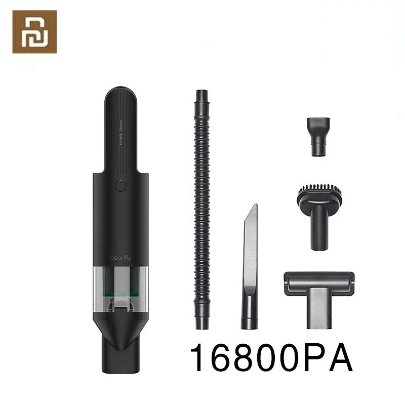 16800PA Yoipin Cleanfly Pembersih Vakum Genggam FV2 для моби Rumah Portabel Pen Duer Debu Nirkabel 16800PA Hisap Siklon Kuat