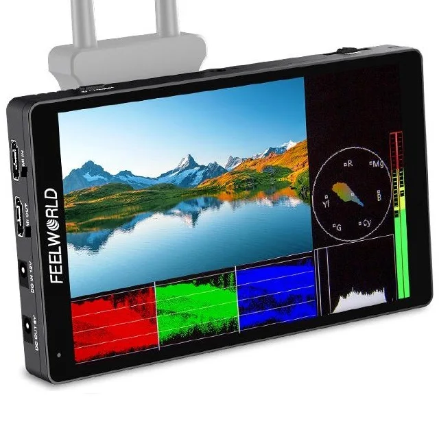 

Feel World F7 PRO 7 Inch 3D LUT Touch Screen F970 External Power and Install Kit 4K HDM DSLR Camera Field Director Monitor