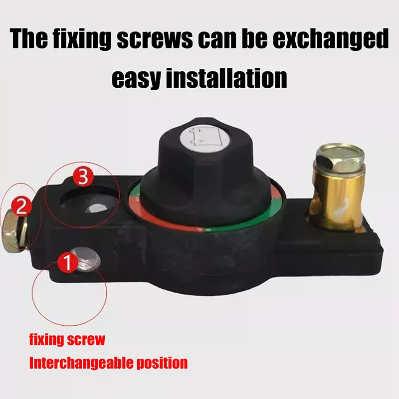 12V24V Universal Car Battery Disconnect Switch Manual Circuit Breaker Tool Free Knob Anti-Power Off Leakage Protector Auto Parts